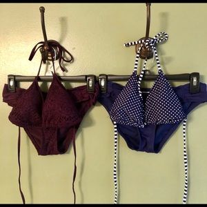 2 Mossimo Bikinis Small